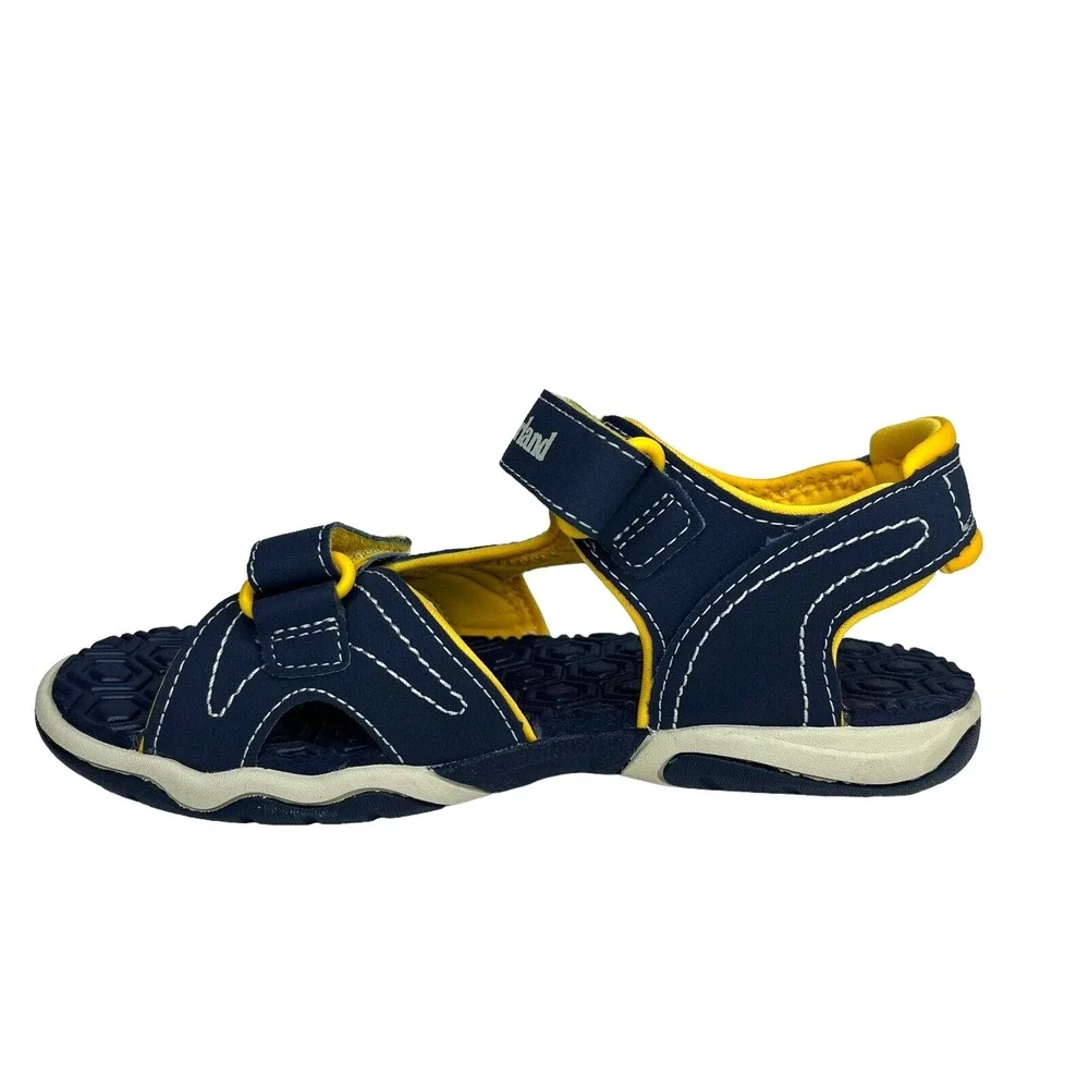 Timberland Adventure Seeker Youth Boys Outdoor Sport‎ Sandals Size 2 Blue Yellow